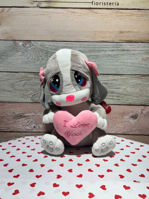 Peluche perrito lloroso. 