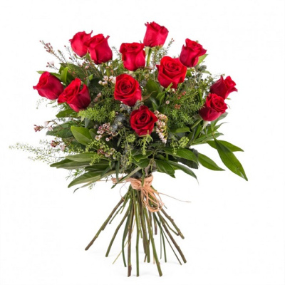 Ramo docena rosas. 